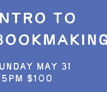 Intro to Bookmaking