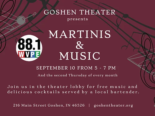 Martinis and Music: September Edition