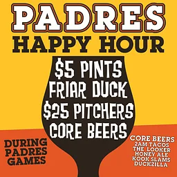 Padres Happy Hours
