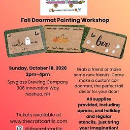 Doormat Painting Workshop with The Craft Cart LLC