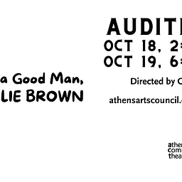 Auditions: You’re a Good Man, Charlie Brown