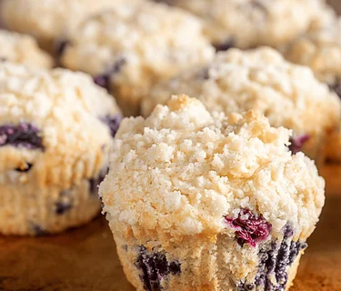 Muffins with Mom: Lemon Blueberry with Streusel Topping