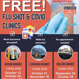 Walgreens Free Flu Shot Clinic- Lexington Market