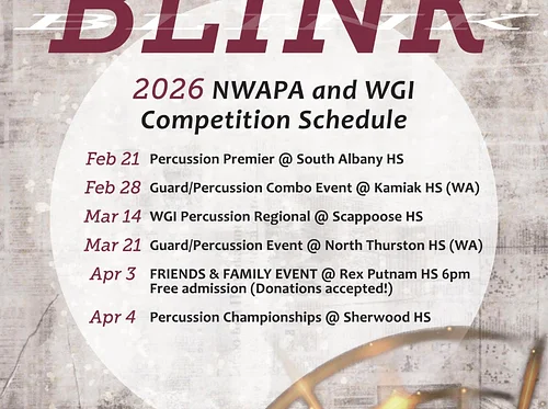 REX PUTNAM INDOOR PERCUSSION Friends and Family Event