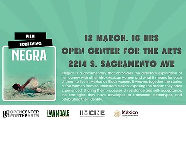 Film Screening – Negra, by Mexican director Medhin Tewolde
