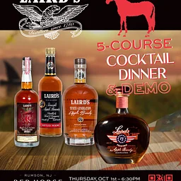 10/1 Laird’s Applejack Dinner and Cocktail Demo