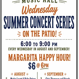 10 Mile Summer Concert Series – CHRIS BAUER TRIO – $6 Margarita Happy Hour! (FREE ADMISSION)