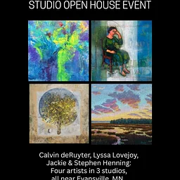 OPEN STUDIO TOUR: "4 Points of Light Studio Open House" @ 3 Studio Locations, Evansville