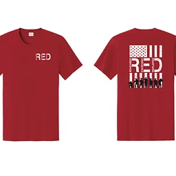 R.E.D. Red Shirt Friday (Remember Everyone Deployed)