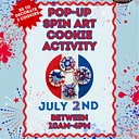 Pop-up Spin Art Cookie Activity