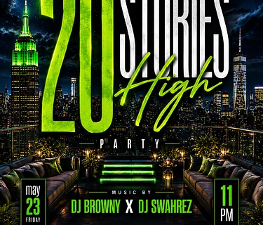 NYC BOLLYWOOD PARTY 20 STORIES HIGH @230 FIFTH ROOFTOP BAR