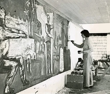 The “Founder’s Fresco” at Skowhegan: from Archive to Sap House and Back Again