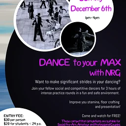 Dance to your MAX with NRG