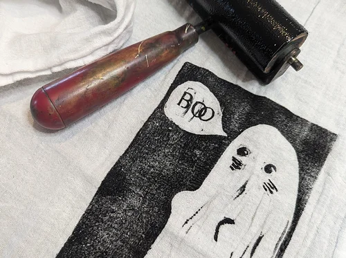 Hand Carved Block Printing on Fabric Class