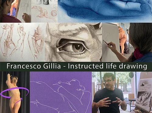 Instructed Life Drawing – Gestural & Structural Approach To The Figure (18+, Beginner to Advanced Level)