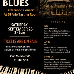 Soulful Harvest Blues – Afternoon Concert At Di Arie Tasting Room