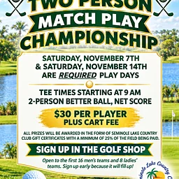 2026 Two Person Match Play Golf Championship
