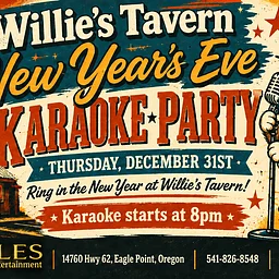 Willie’s Tavern New Year’s Eve Karaoke Party