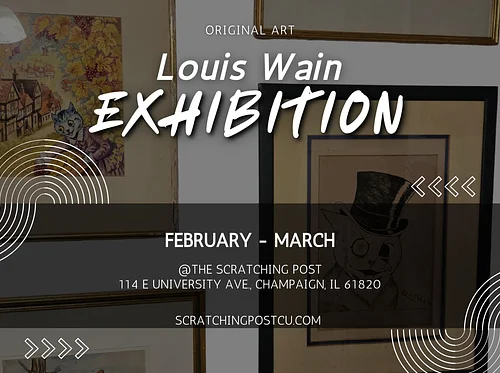 Louis Wain Original Art Exhibition