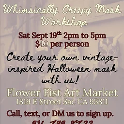 Whimsical Creepy Mask Workshop