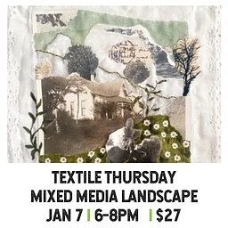 Slow Down Saturday: Mixed Media Landscape