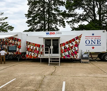 VA250 Mobile Museum Experience Visiting Ker Place