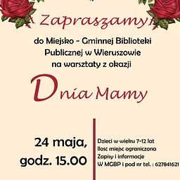 Warsztaty z okazji Dnia Mamy