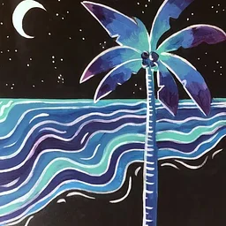 Tampa Paint Night- Art Deco Beach