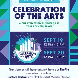CELEBRATION OF THE ARTS: Flatfile Art Sale + Custom Portraits!