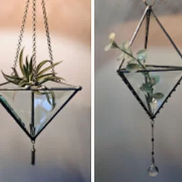 Stained Glass Air Plant Holders