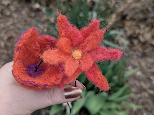 Needle Felting Workshop: 3D Flowers