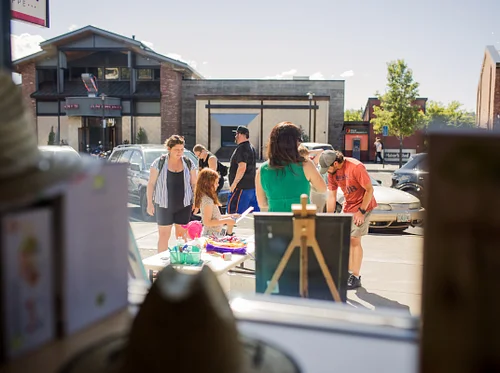 First Friday Art & Wine Walk in the Old Mill District