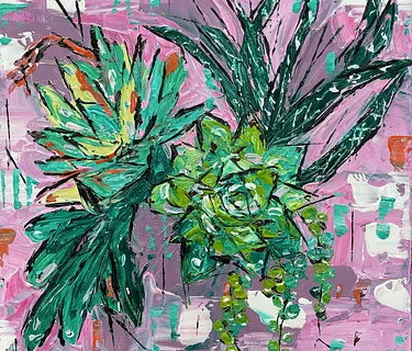 Try it Thursdays! Succulent Impasto Painting