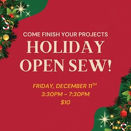 FA2026-57: Holiday Open Sew