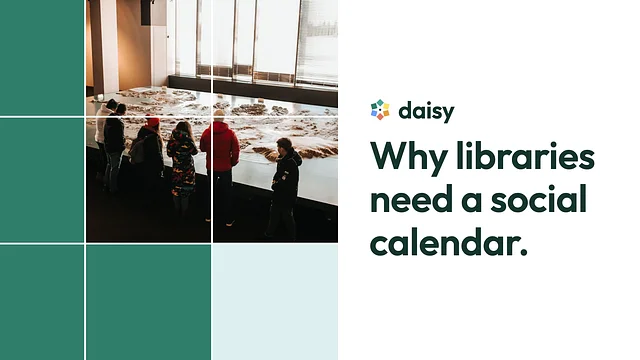 Why libraries need a social calendar.