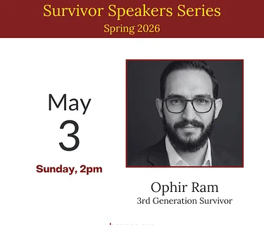 HMMSA Survivor Speakers Series - Ophir Ram