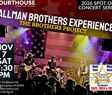 Allman Brothers Experience – The Brothers Project 11/7/26 SAT 7:30PM