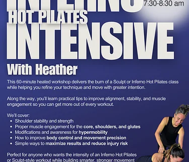 Inferno Hot Pilates Intensive