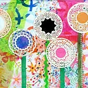 Family Fun Mixed Media Flower Collage with Barbara Younger