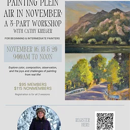 Painting Plein Air in November A Three-Part Workshop with Cathy Krieger