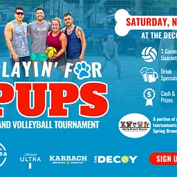 Playin’ For Pups Charity Sand Volleyball Tournament