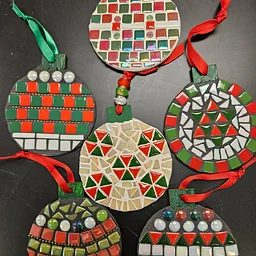 MOSAIC CHRISTMAS ORNAMENT((S) w/Rick Kohli