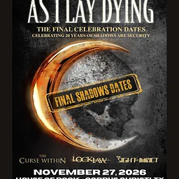 AS I LAY DYING: The Final Dates Celebrating 20 Years of ‘Shadows Are Security’