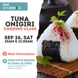 September 26th Tuna Onigiri cooking class