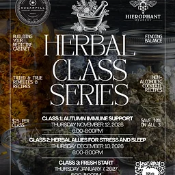 Herbal Series CLASS 2: Herbal Allies for Stress & Sleep with Karyn Schwartz