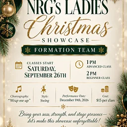 NRG’s Ladies Christmas Formation Team: Beginner Level