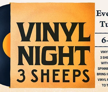 3 Sheeps Vinyl Night