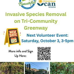 Tri-Community Greenway Invasive Species Removal