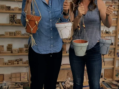 Workshop at CRAFT: Macrame Plant Hangers