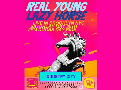 Real Young & Lazy Horse Ride to Industry City!
